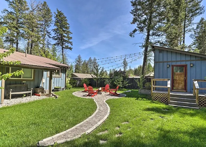 Spacious Whitefish Getaway: Hike, Ski, Bike & More